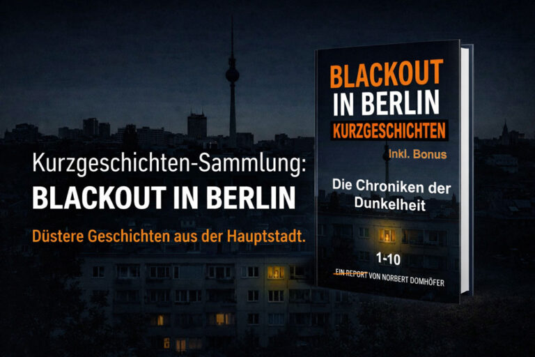 Kurzgeschichten-Sammlung „Blackout in Berlin“
