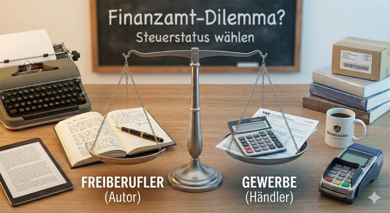 Freiberufler oder Gewerbe? Das Finanzamt-Dilemma für Autoren